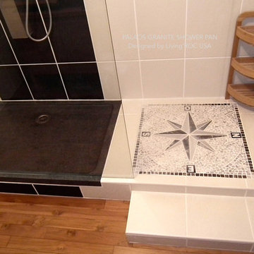 LIVING'ROC UK - OUR CLIENTS' INSTALLATIONS STONE GRANITE SHOWER TRAYS BASES