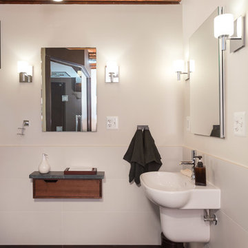 Locker Room-Spa Basement Bathroom