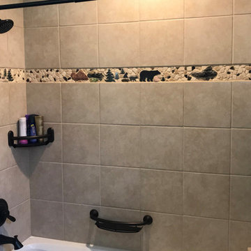 Lodge Bathroom Shower Accent