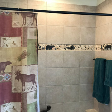 Lodge Bathroom Shower Accent