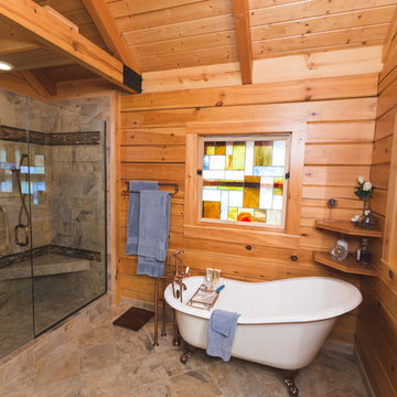Log Home Bathrooms