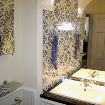 London bathroom with our Portuguese traditional tiles