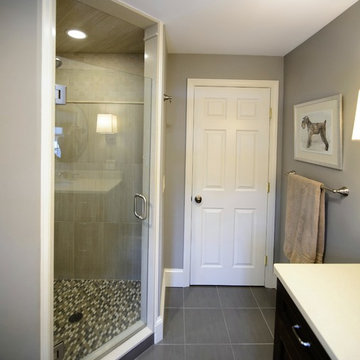 Longmeadow Beige and Grey Guest Bathroom