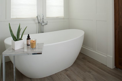 デンバーにあるトランジショナルスタイルのおしゃれな浴室の写真