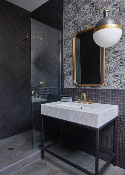 Contemporary Bathroom by Shelby Wood Design
