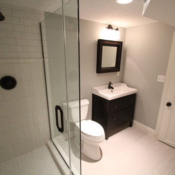 Low Ceiling - Basement Transformation