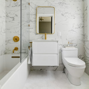 75 Beautiful Small Contemporary Bathroom Pictures Ideas February 2021 Houzz
