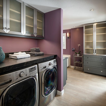 Luxurious Laundry Bathroom Combo
