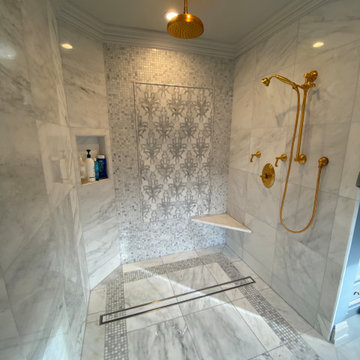 Luxurious Master Bath with Barrier free shower