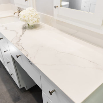 Luxurious Master Bathroom Vanity with Kohler Fixtures