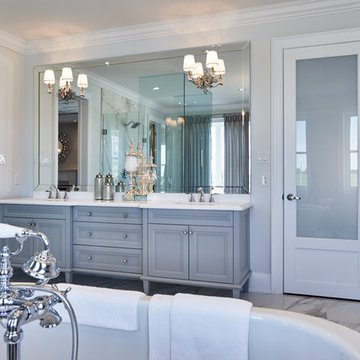 Luxurious Master Bathroom with Double Sink