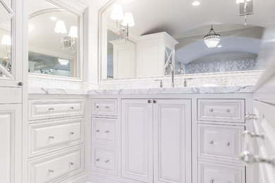 Inspiration for a timeless bathroom remodel in San Diego