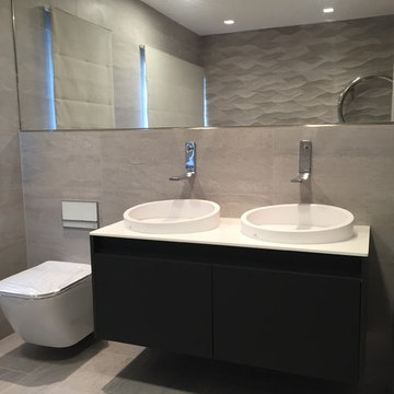 Luxury bathroom - Porcelanosa ALMOND bath and basin.