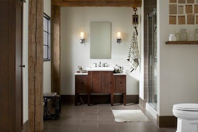 Inspiration for a craftsman bathroom remodel in Baltimore