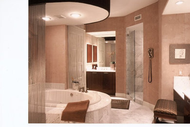 Inspiration for a contemporary bathroom remodel in Cincinnati