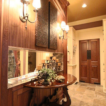 Luxury Master Bath with Feature Wall