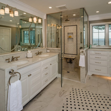 Luxury Master Bathroom Meets Aging In Place