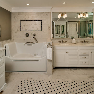 Luxury Master Bathroom Meets Aging In Place