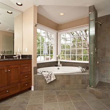 Luxury Spa Tub Bathroom Remodel