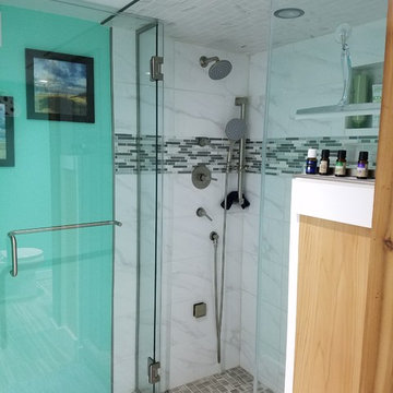 Luxury Steam Shower and Basement Remodel