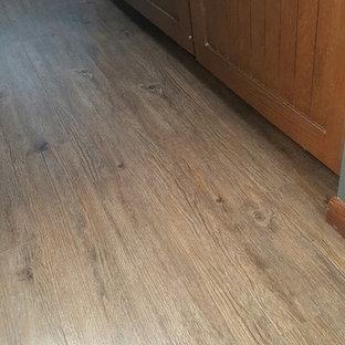 Luxury Vinyl Planked Bathroom