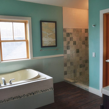 Maine Contemporary Cottage - Master Bath