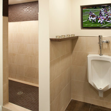 Man's cave bathroom