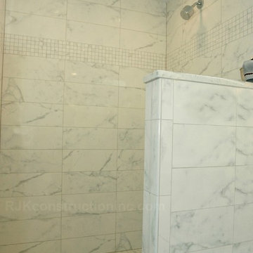 Marble-Accented Bathroom