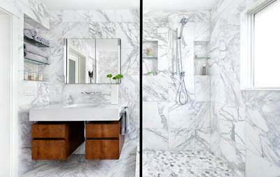 Pour ou contre le marbre dans la salle de bains ?