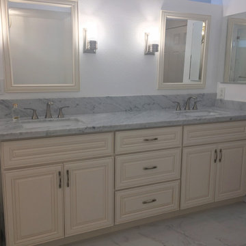 Marble Bathroom and Traditional Kitchen in Carlsbad, CA