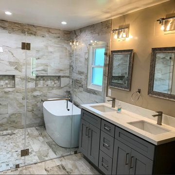 Marble Bathroom Remodeling - Adar Builders