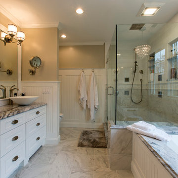 Marble Master Bath in Oxford