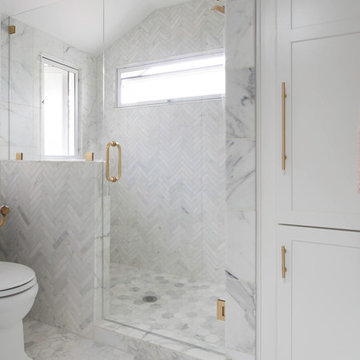 Marble Master Bathroom in San Diego