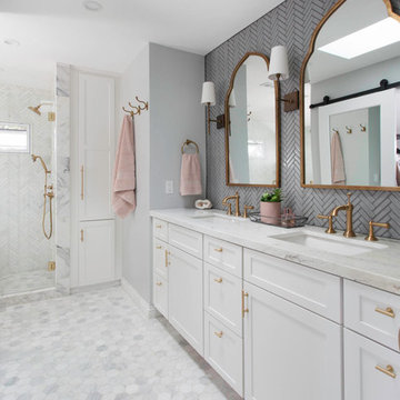 Marble Master Bathroom in San Diego
