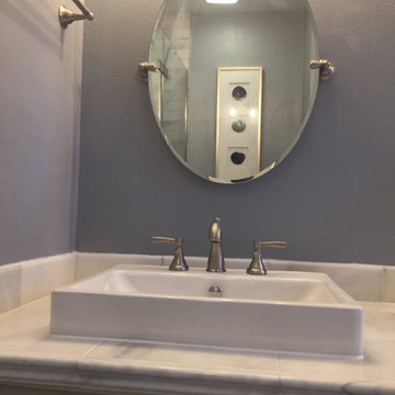 Marble Shower Install over Existing Tub area