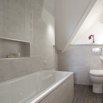 Marble, traditional 3 bathroom project, Hove: bathroom 2
