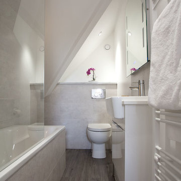 Marble, traditional 3 bathroom project, Hove: bathroom 2