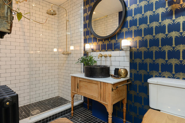 Eclectic Bathroom by White Room Photography