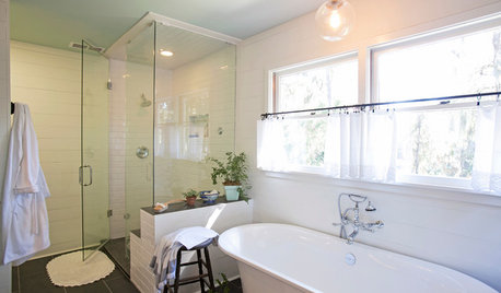 Room of the Day: Farmhouse Appeal Adds Calm and Comfort to the Bath