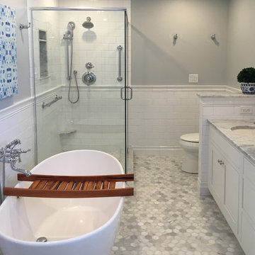 Marvelous Marble Master Bathroom