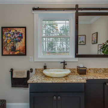 Master & Half Bathroom With Sliding Mirror
