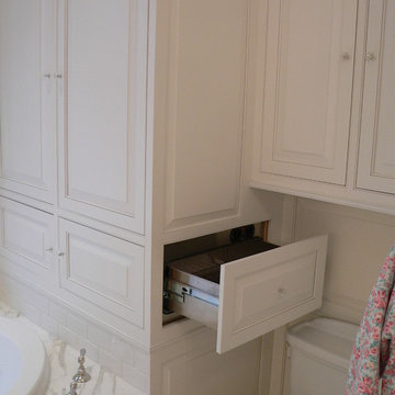 bathroom towel warmer drawer