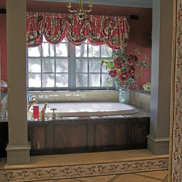 Master bath addition to Williamsburg style house