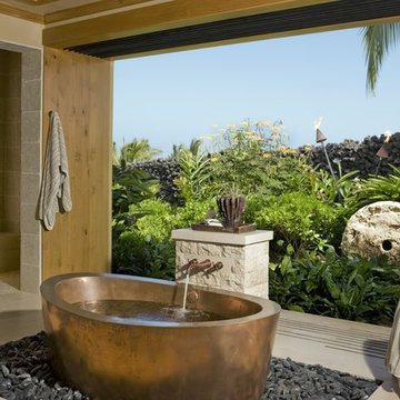 Master Bath and Garden