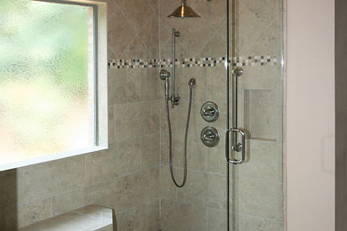 Inspiration for a contemporary bathroom remodel in Austin