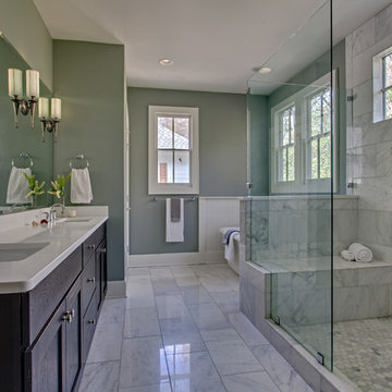 Master Bath - Classic White Marble