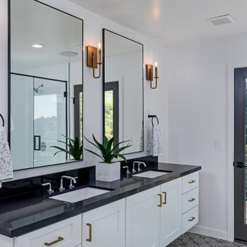 Master Bath Double Vanity | Complete Remodel | Hollywood Hills