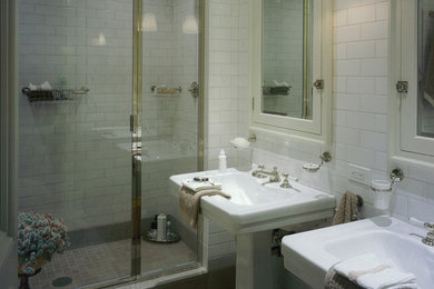 Elegant bathroom photo in Boston
