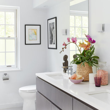 Master Bath. Larchmont, New York
