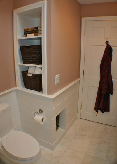 Transitional Bathroom by Artisan Kitchens Inc.